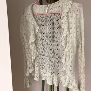 ICE BLUE Lacy Sparkles Sweater